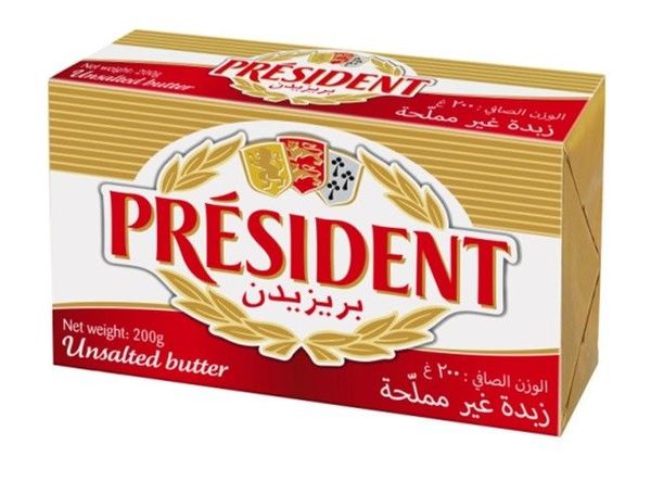 زبدة غير مملحة