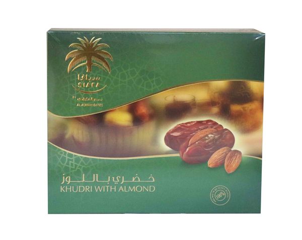 تمر خضري باللوز