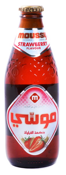 شراب الشعير بنكهة الفراولة خالي من الكحول