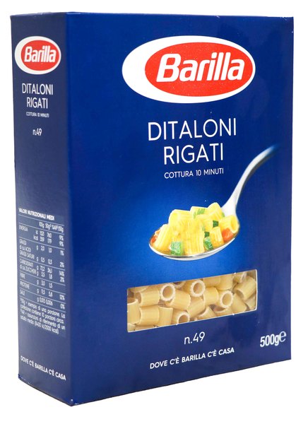 Buy Barilla Ditaloni Rigati Pasta 500g and Pantry online - Danube