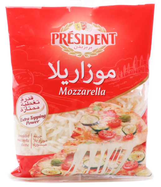 جبنة موزاريلا مبشورة