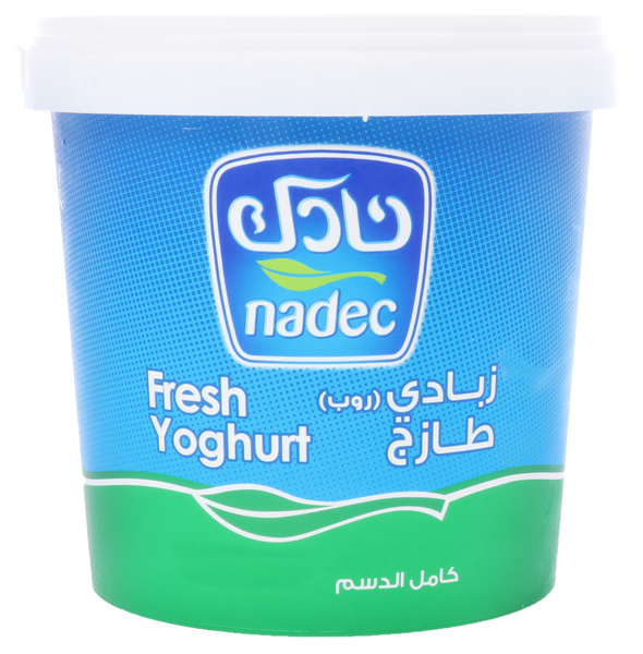 زبادي طازج كامل الدسم