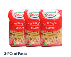 قودي - مكرونة أنابيب ٣*٥٠٠ غرام