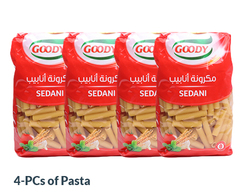 قودي - مكرونة أنابيب ٤*٥٠٠ غرام