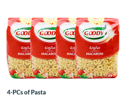 قودي - مكرونة أكواع ٤*٥٠٠ غرام