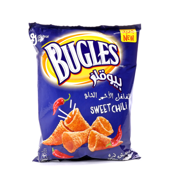 Buy Bugles Sweet Chili Corn Snack 125g and Sweets & Snacks online Danube