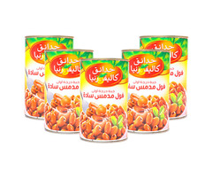 حدائق كاليفورنيا - فول مدمس سادة ٥*٤٥٠ غرام