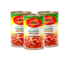 حدائق كاليفورنيا - فول مدمس بالطحينة ٣*٤٥٠ غرام