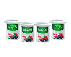 زبادي مخفوق بالتوت المشكل لايت