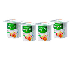 زبادي بطعم الخوخ والمشمش