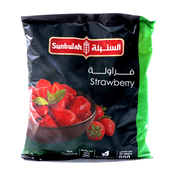 Buy Sunbulah Frozen Strawberry 800g and Frozen Food online - Danube