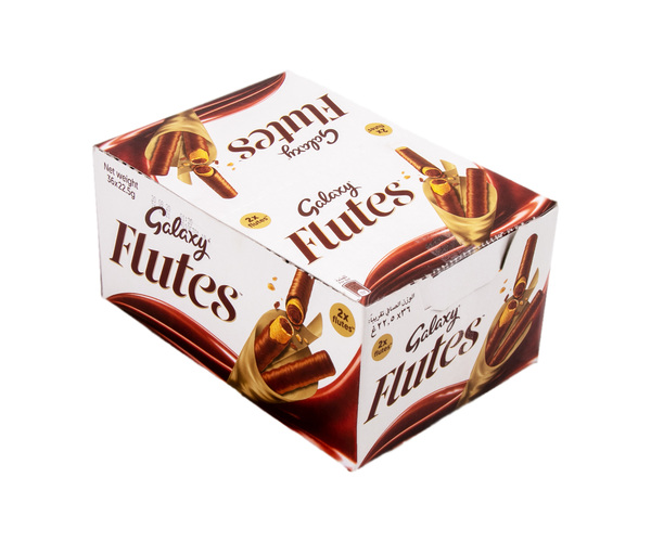Buy Galaxy Flutes Chocolate Wafer Rolls 36*22.5g and Sweets & Snacks