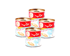 بوني - حليب مبخر قليل الدسم ٤*١٧٠ غرام