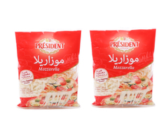 بريزيدن - جبنة موزاريلا مبشورة ٢*٢٠٠ غرام