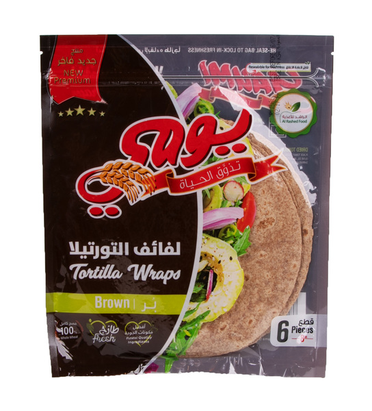 Buy Yaumi Tortilla Wraps Brown 6Pieces and Bakery online Danube