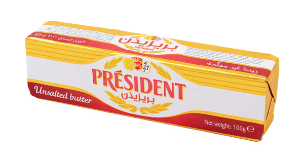 زبدة فرنسية (غير مملحة)