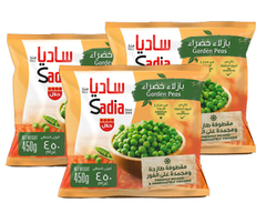 ساديا - بازلاء خضراء ٣*٤٥٠ غرام