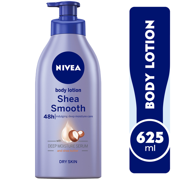 Buy Nivea Shea Smooth Body Lotion Shea Butter for Dry Skin 625ml and