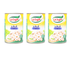 قودي - فطر مقطع شرائح ٣*٤٠٠ غرام
