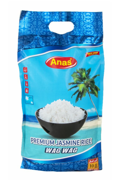 Buy Anas Premium Jasmine Rice 10kg and Pantry online - Danube