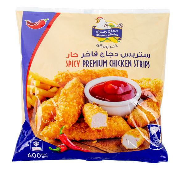 Buy Radwa Spicy Premium Chicken Strips 600g and Frozen Food online Danube