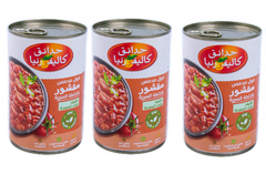 حدائق كاليفورنيا - فول مدمس مقشور بالخلطة السرية ٣*٤٥٠ غرام
