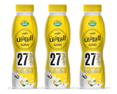 ندى حليب بروتين بنكهة الفانيلا ٣*٣٢٠ مل