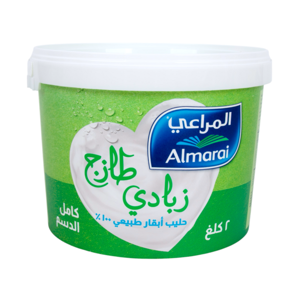 زبادي طازج كامل الدسم
