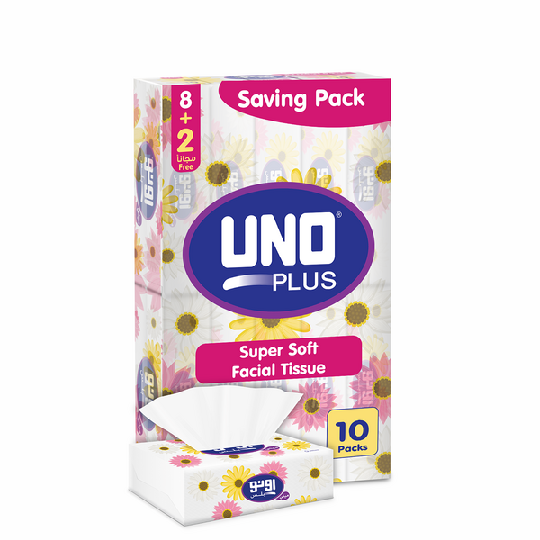 One Plus Tissue Buy Uno Super Soft Facial Tissues 8+2*150Sheets and Paper & Disposables ...