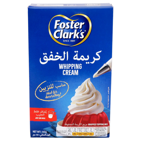 مزيج الكريمة المخفوقة